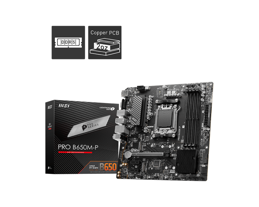 MSI Motherboard PRO B650M-P