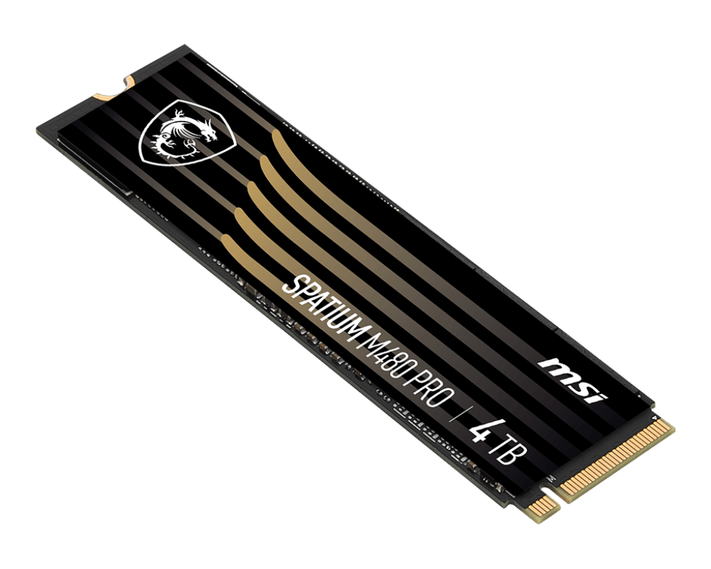 MSI CD SSD SPATIUM M480 PRO PCIe 4.0 NVMe M.2 4TB - MSI e-Shop | Offiziell von MSI Deutschland