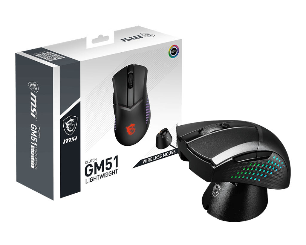 MSI CB Gaming Maus CLUTCH GM51 LIGHTWEIGHT WIRELESS - MSI e-Shop | Offiziell von MSI Deutschland