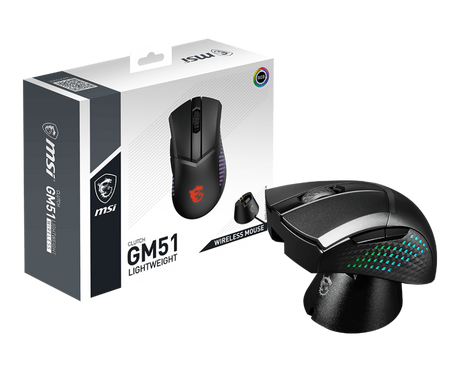 MSI CB Gaming Maus CLUTCH GM51 LIGHTWEIGHT WIRELESS - MSI e-Shop | Offiziell von MSI Deutschland