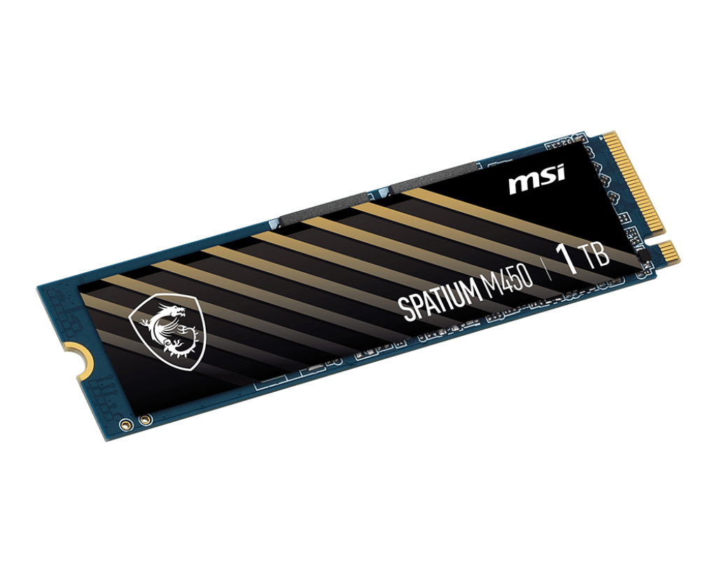 MSI CB SSD SPATIUM M450 PCIe 4.0 NVMe M.2 1TB - MSI e-Shop | Offiziell von MSI Deutschland