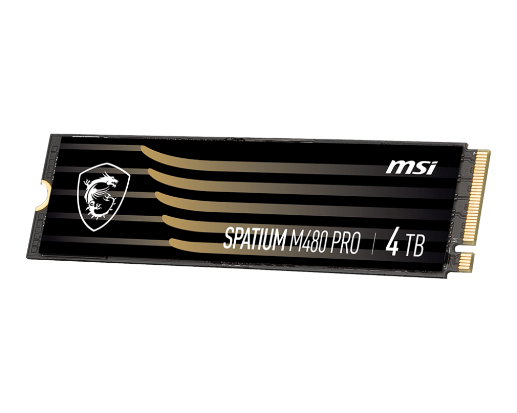 MSI CD SSD SPATIUM M480 PRO PCIe 4.0 NVMe M.2 4TB - MSI e-Shop | Offiziell von MSI Deutschland