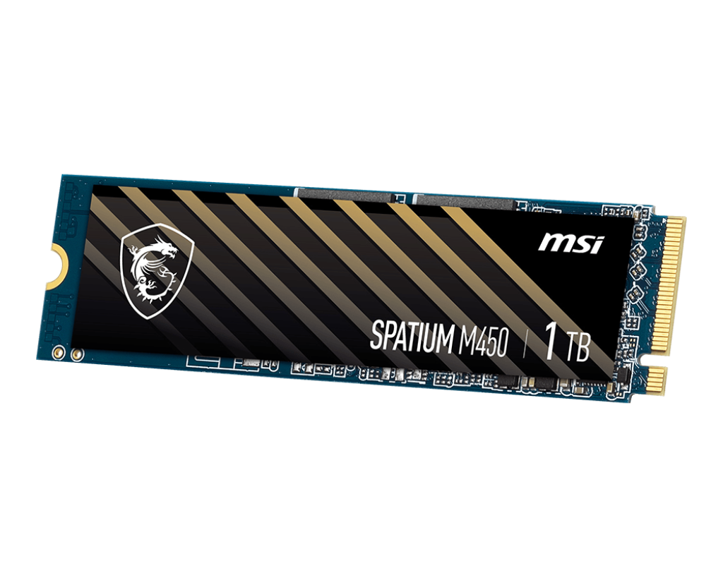 MSI Incent SSD SPATIUM M450 PCIe 4.0 NVMe M.2 1TB - MSI e-Shop | Offiziell von MSI Deutschland