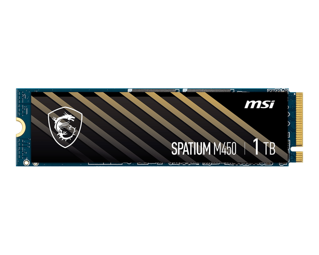 MSI CB SSD SPATIUM M450 PCIe 4.0 NVMe M.2 1TB - MSI e-Shop | Offiziell von MSI Deutschland