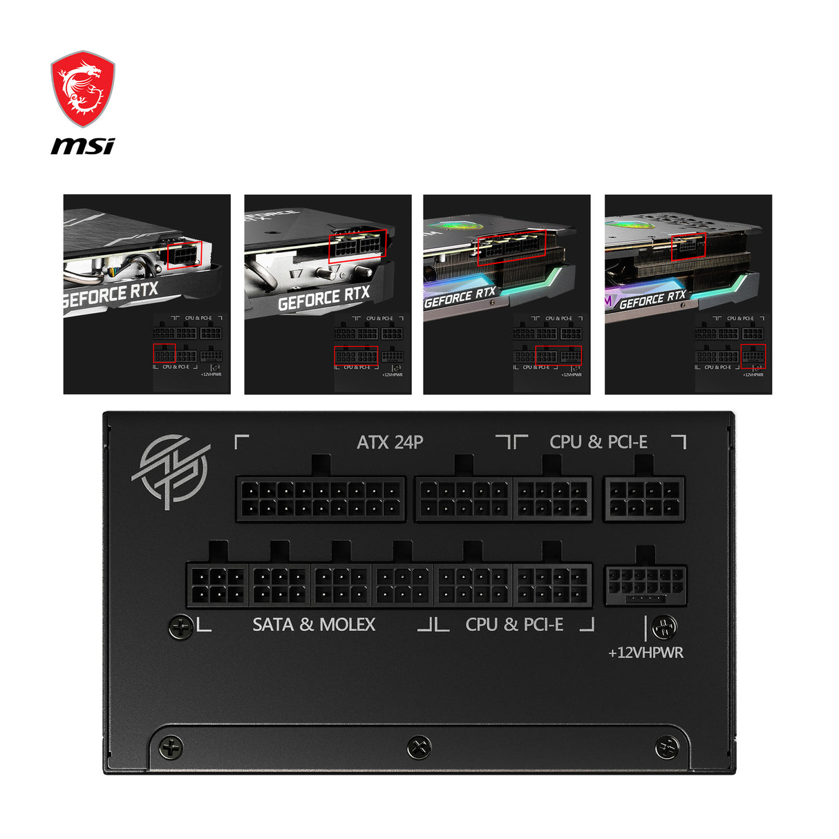 MSI Desktop PC Netzteil 850Watt MPG A850G PCIE5 80Plus Gold ATX - MSI e-Shop | Offiziell von MSI Deutschland