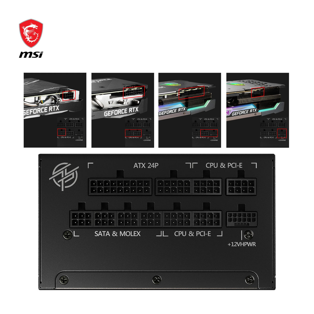 MSI CB Desktop PC Netzteil 850Watt MPG A850G PCIE5 80Plus Gold ATX - MSI e-Shop | Offiziell von MSI Deutschland