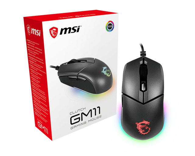 MSI Gaming Maus Clutch GM11 USB - MSI e-Shop | Offiziell von MSI Deutschland