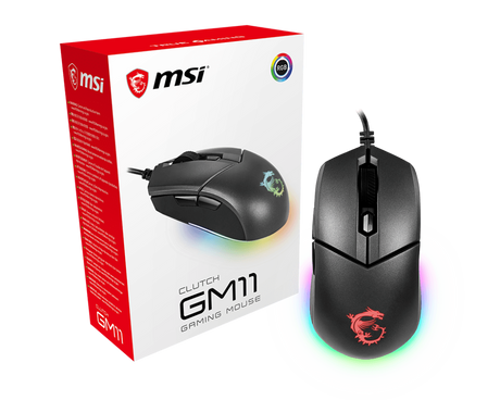 MSI CB Gaming Maus Clutch GM11 USB - MSI e-Shop | Offiziell von MSI Deutschland