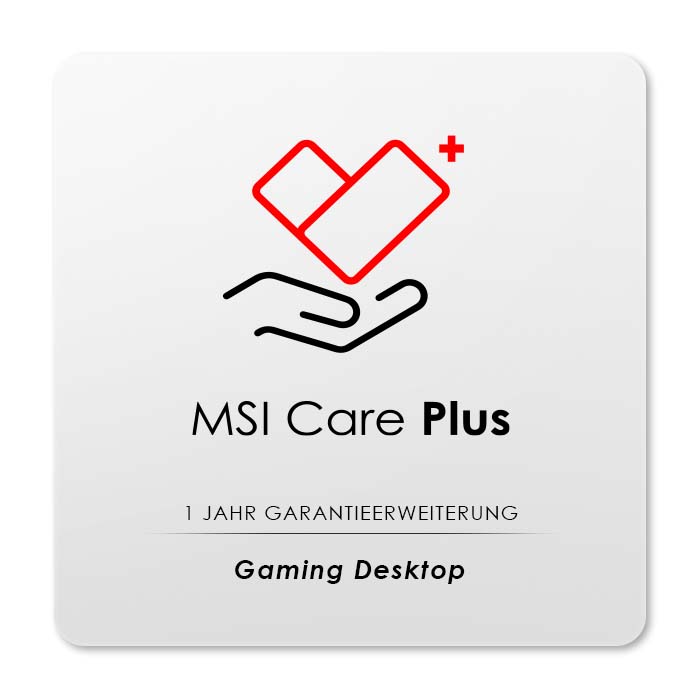 Ein (1) Jahr Garantieverlängerung für Gaming Desktop PC | MSI Care - MSI e-Shop | Offiziell von MSI Deutschland