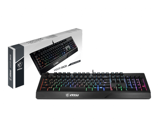 MSI Gaming Tastatur VIGOR GK20 DE USB - MSI e-Shop | Offiziell von MSI Deutschland